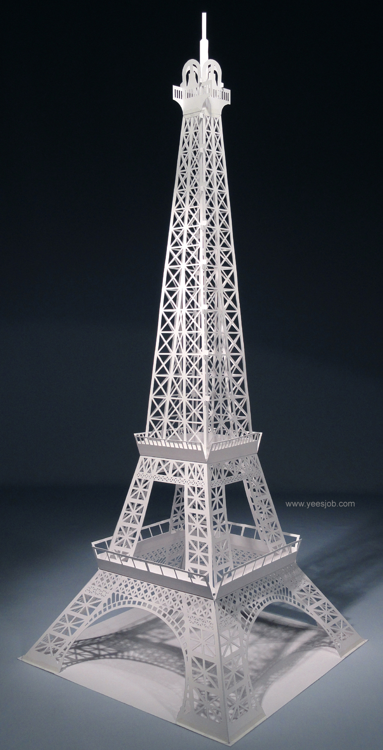 Papercraft Eiffel Tower Template Peatix